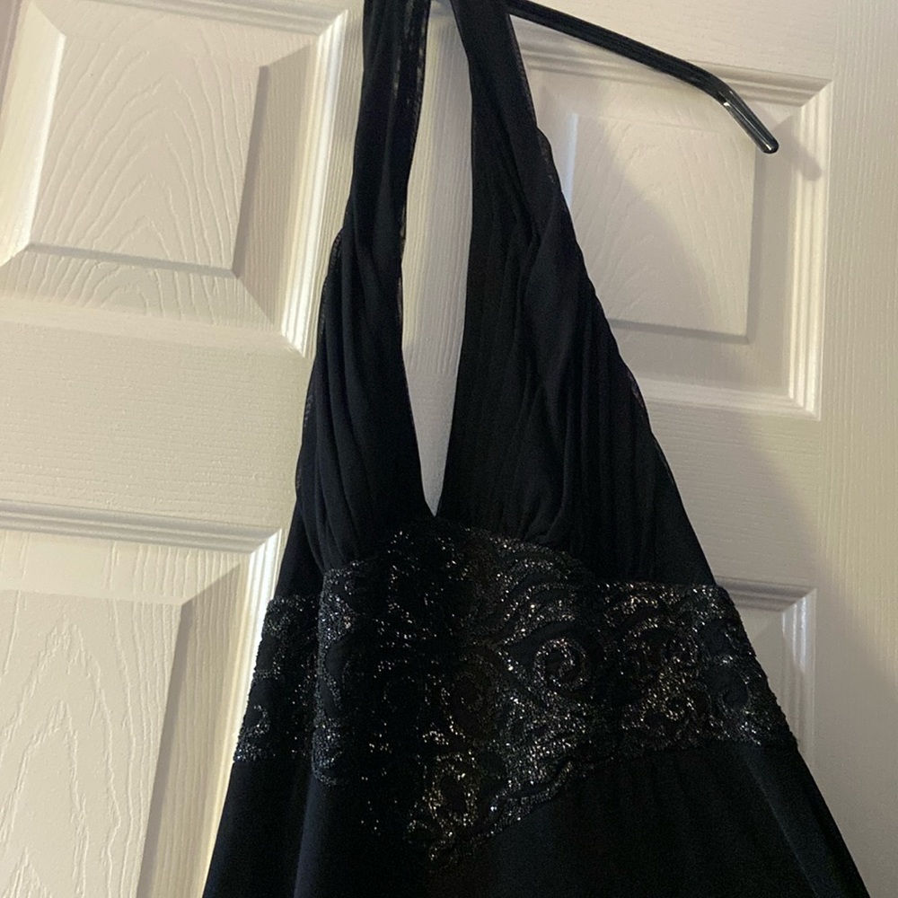 Designer TADASHI petite long gown